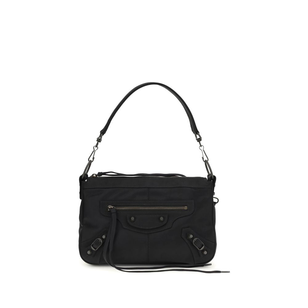 Balenciaga Black Polyamide Shoulder Bag Curated Luxury Accessories by Orvyn