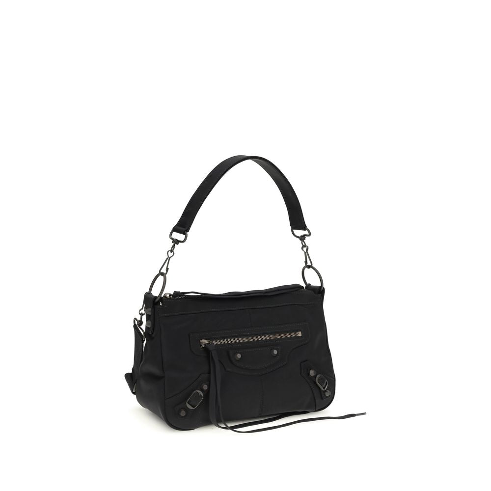Balenciaga Black Polyamide Shoulder Bag Curated Luxury Accessories by Orvyn