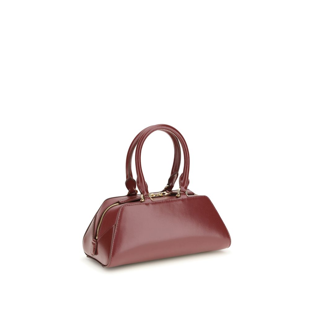 Givenchy Bordeaux Calf Leather Bos Taurus Handbag Curated Luxury Accessories by Orvyn