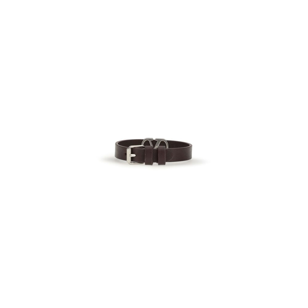 Valentino Garavani Purple Calf Leather Bos Taurus Bracelet Curated Luxury Accessories by Orvyn