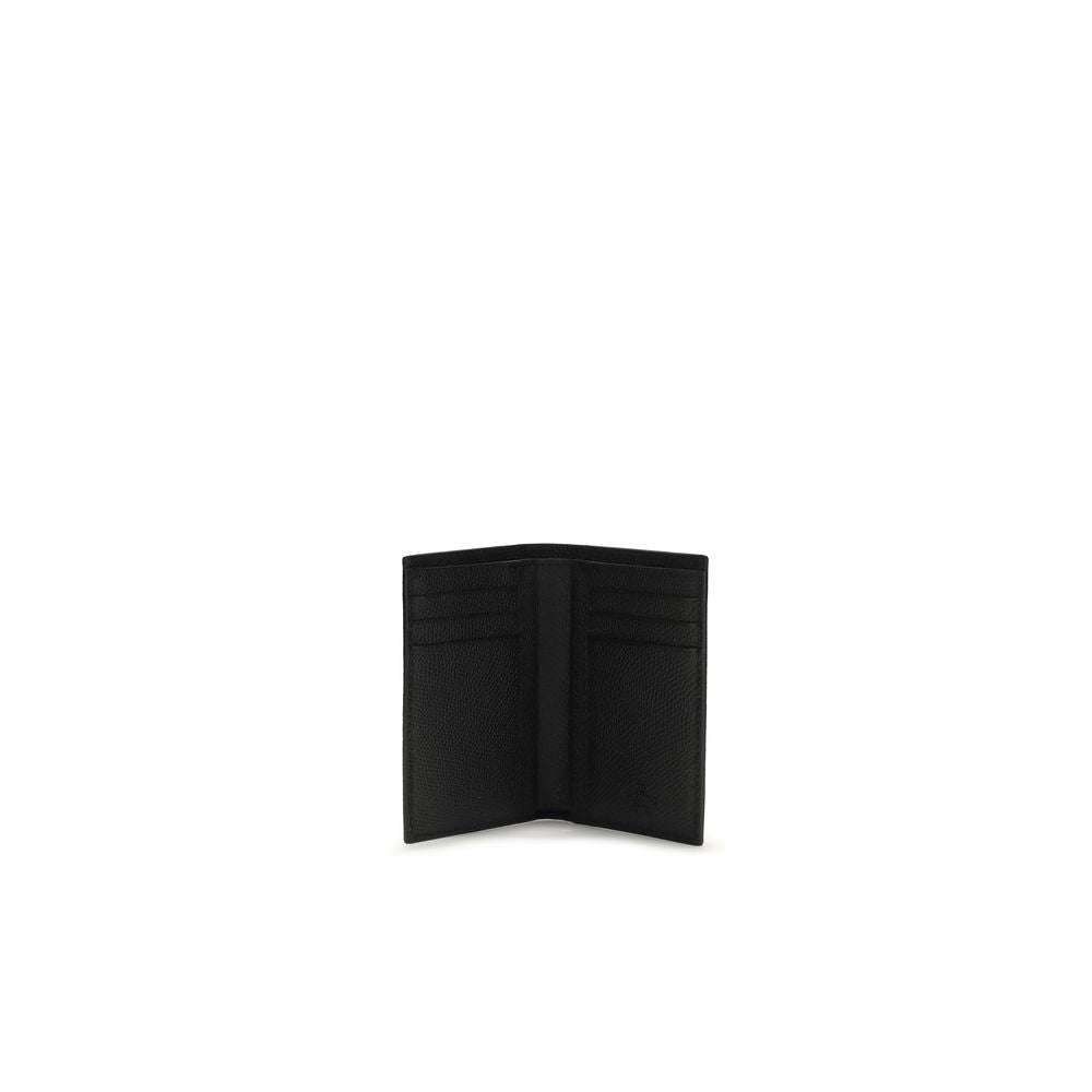 Valentino Garavani Black Calf Leather Bos Taurus Wallet Curated Luxury Accessories by Orvyn