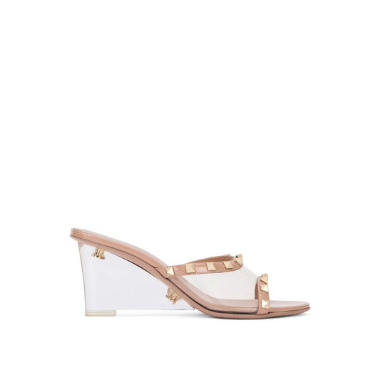 Valentino Garavani Beige Leather Mules Curated Luxury Accessories by Orvyn