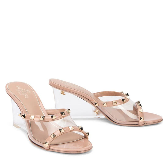 Valentino Garavani Beige Leather Mules Curated Luxury Accessories by Orvyn