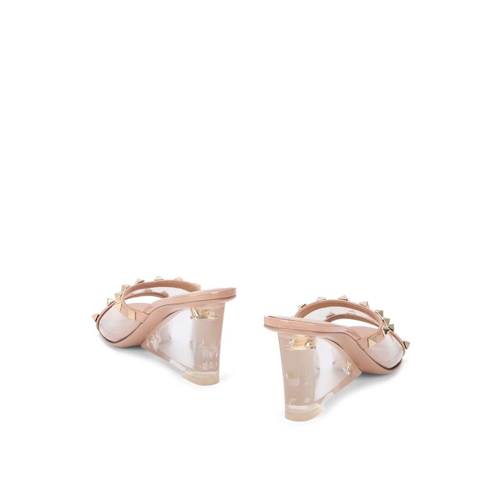 Valentino Garavani Beige Leather Mules Curated Luxury Accessories by Orvyn