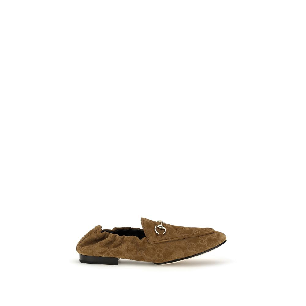 Gucci Brown 'Slip-On' Loafers braun