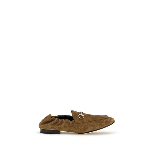 Gucci Brown 'Slip-On' Loafers braun