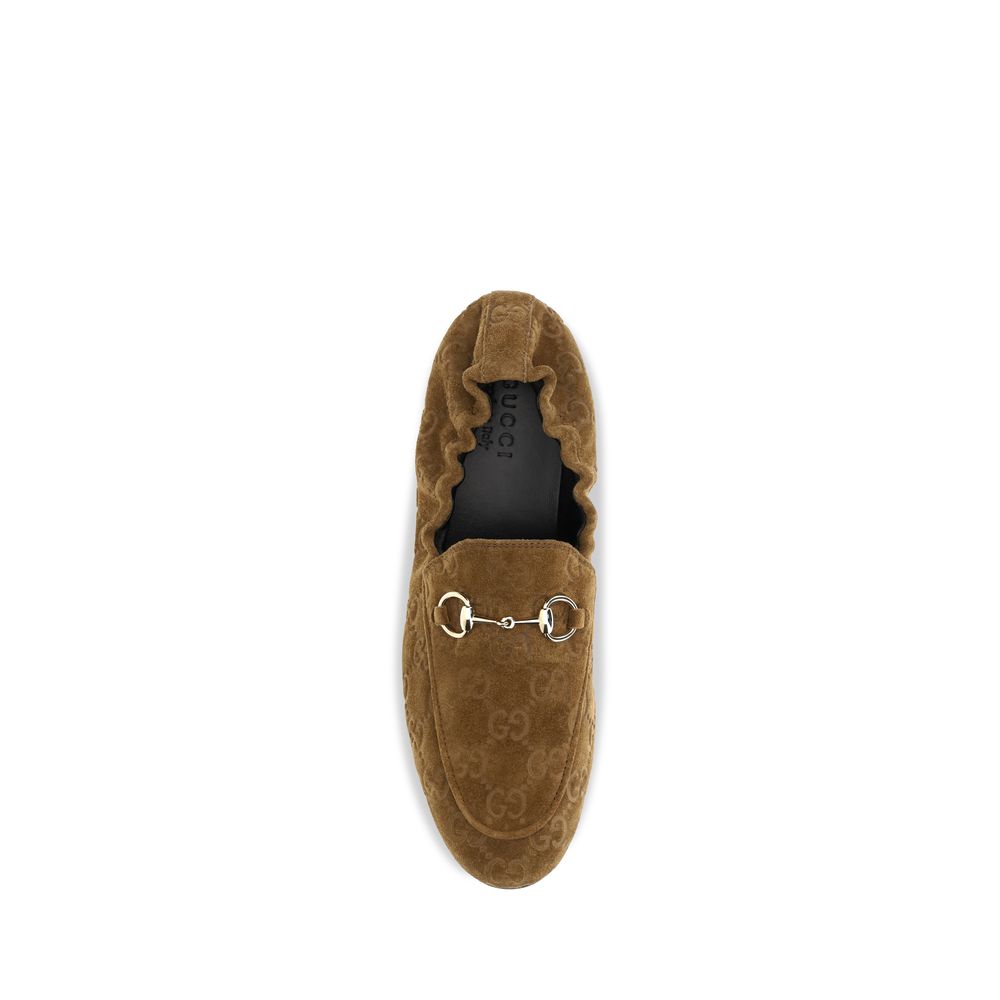 Gucci Brown 'Slip-On' Loafers braun