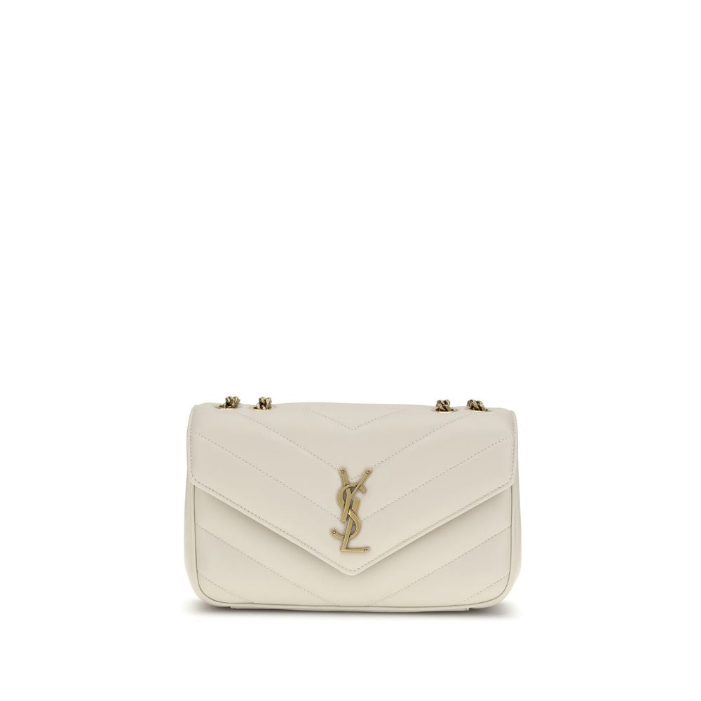 Saint Laurent Beige Lamb Ovis Aries Aries Shoulder Bag Curated Luxury Accessories by Orvyn