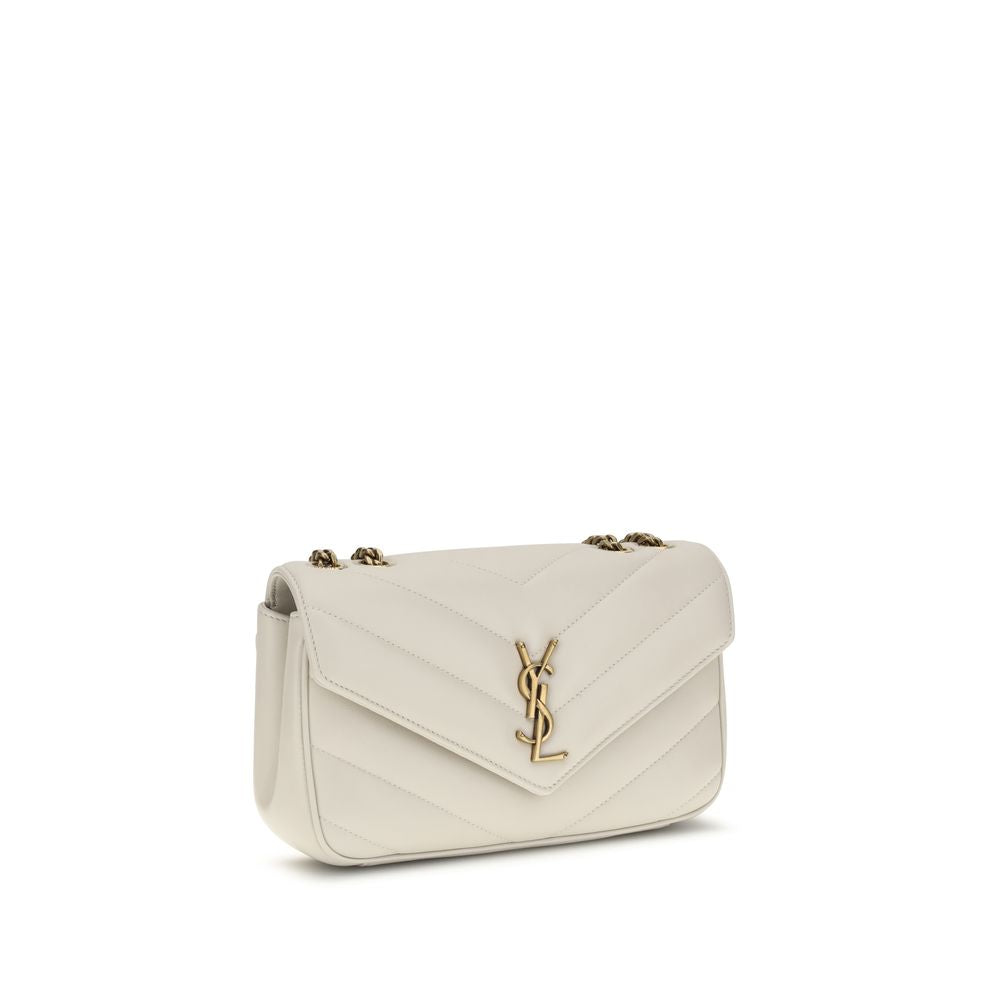 Saint Laurent Beige Lamb Ovis Aries Aries Shoulder Bag Curated Luxury Accessories by Orvyn
