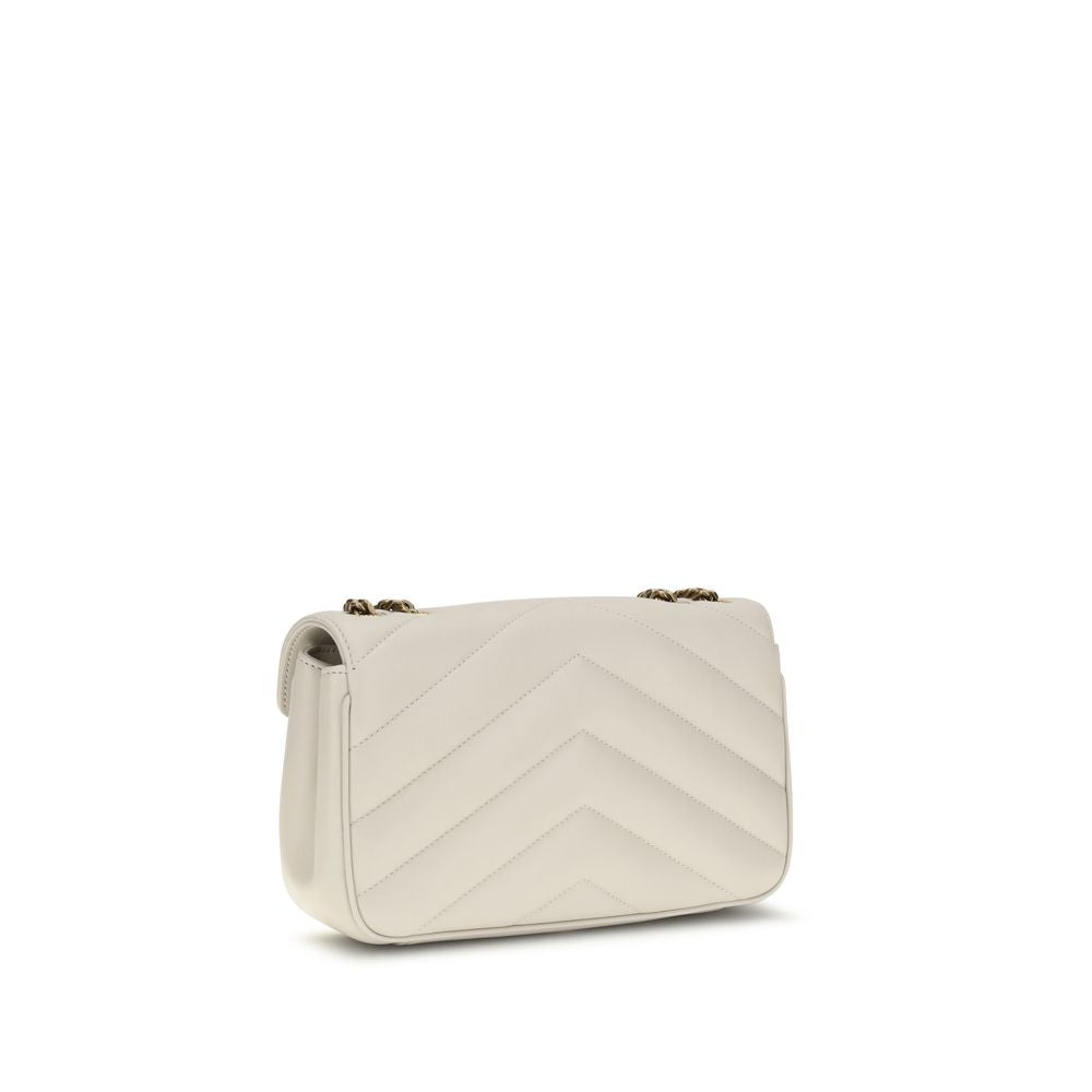 Saint Laurent Beige Lamb Ovis Aries Aries Shoulder Bag Curated Luxury Accessories by Orvyn