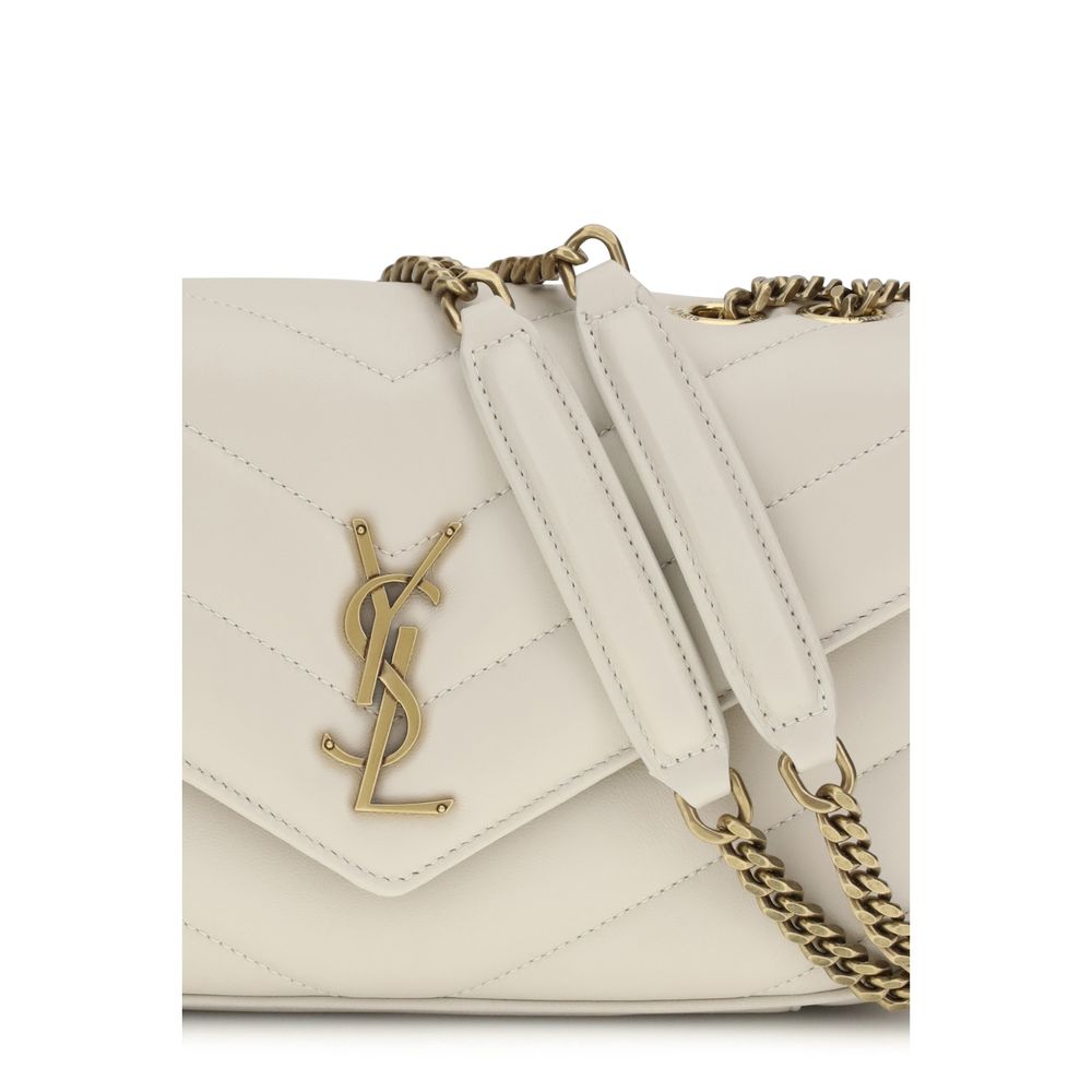 Saint Laurent Beige Lamb Ovis Aries Aries Shoulder Bag Curated Luxury Accessories by Orvyn