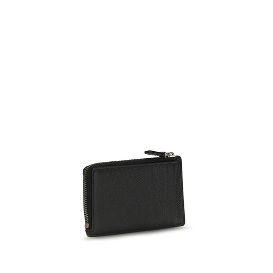 Valentino Garavani Black Calf Leather Bos Taurus Wallet Curated Luxury Accessories by Orvyn