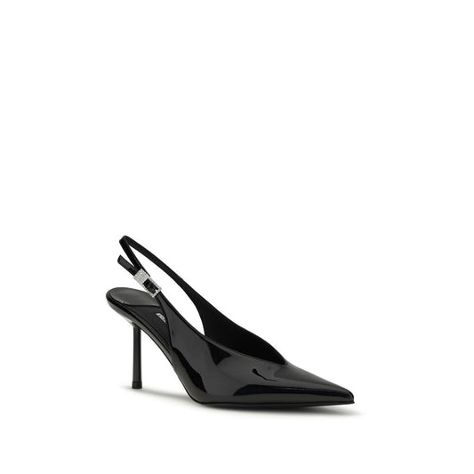 LE SILLA Black Clivage Slingback Pumps schwarz