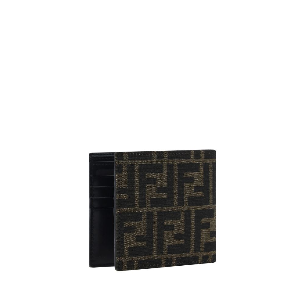 Fendi Brown Calf Leather Bos Taurus Wallet Curated Luxury Accessories by Orvyn
