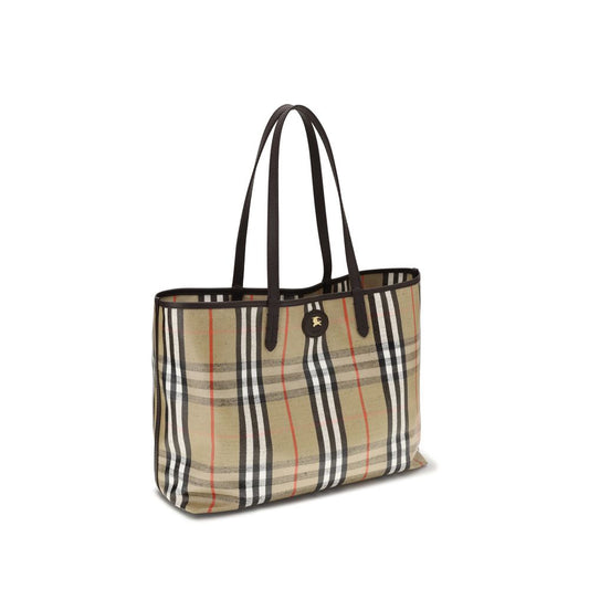 Burberry Multicolor Cotton Handbag Curated Luxury Accessories by Orvyn