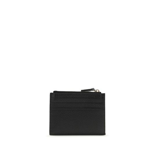 Valentino Garavani Black Calf Leather Bos Taurus Wallet Curated Luxury Accessories by Orvyn