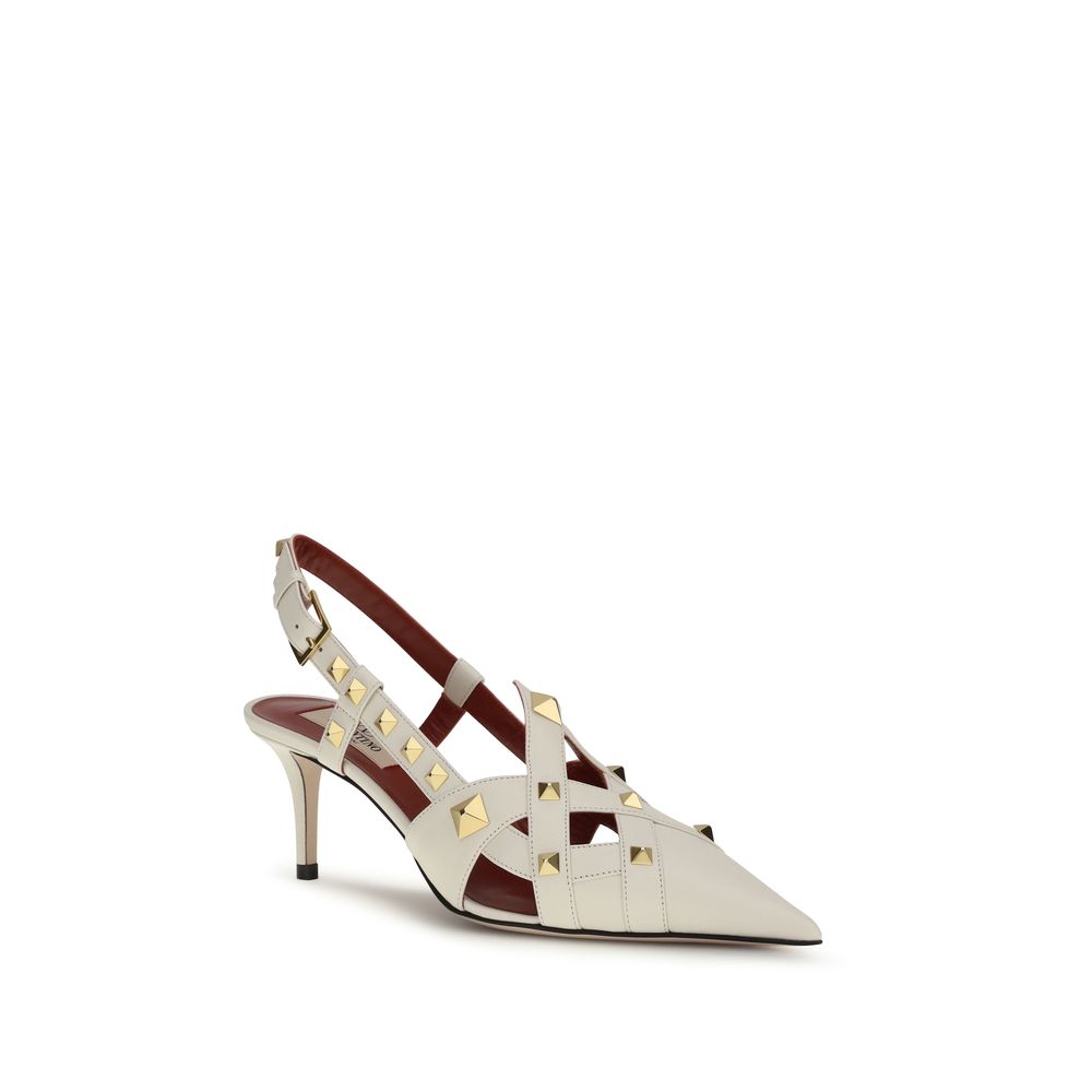 Valentino Garavani Beige Goatskin High Heel Pumps Curated Luxury Accessories by Orvyn