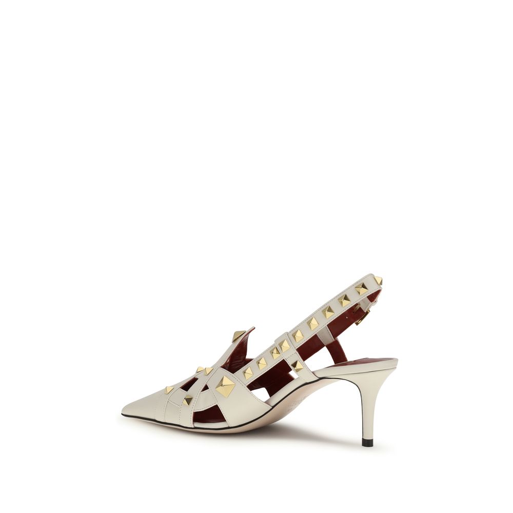 Valentino Garavani Beige Goatskin High Heel Pumps Curated Luxury Accessories by Orvyn