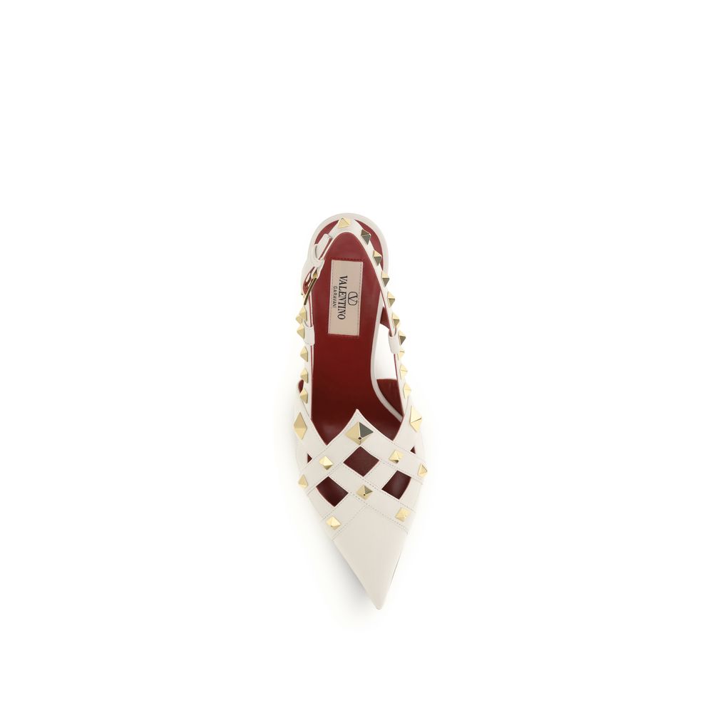 Valentino Garavani Beige Goatskin High Heel Pumps Curated Luxury Accessories by Orvyn