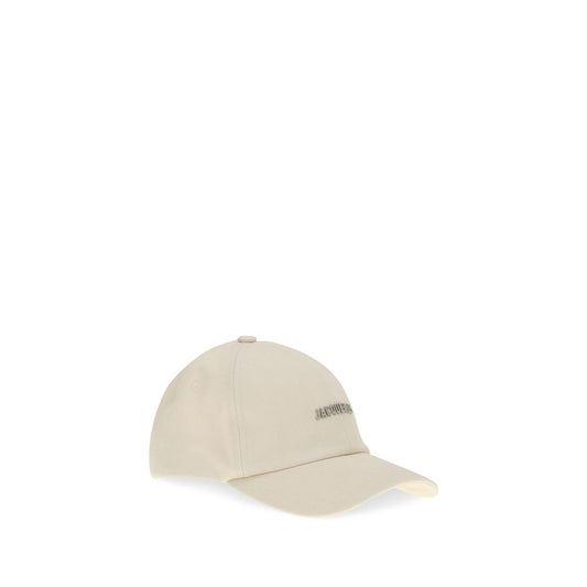Jacquemus Beige Cotton Cap (Baseball Hat) Curated Luxury Accessories by Orvyn