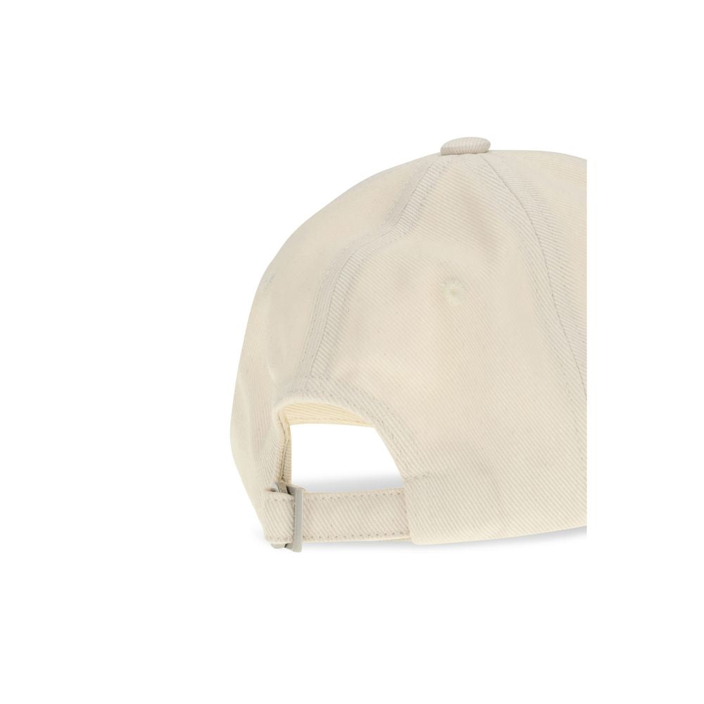 Jacquemus Beige Cotton Cap (Baseball Hat) Curated Luxury Accessories by Orvyn