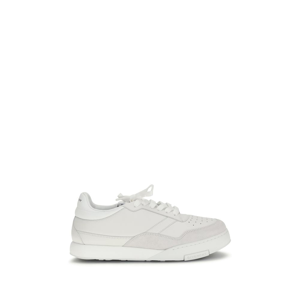 Givenchy White Calf Leather Bos Taurus Low Top Sneakers Curated Luxury Accessories by Orvyn