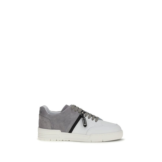 Moschino Multicolor Calf Leather Bos Taurus Low Top Sneakers Curated Luxury Accessories by Orvyn