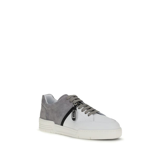 Moschino Multicolor Calf Leather Bos Taurus Low Top Sneakers Curated Luxury Accessories by Orvyn