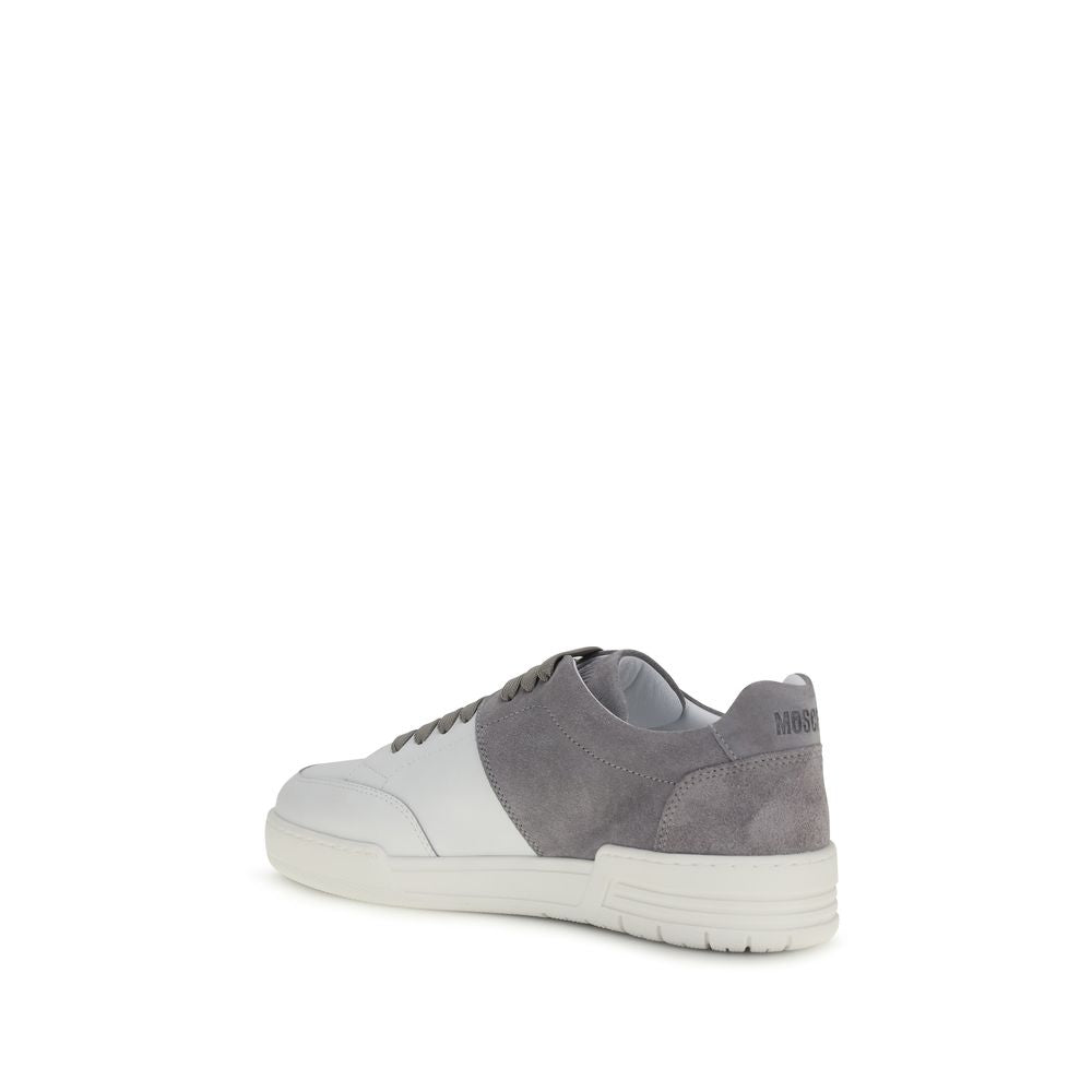 Moschino Multicolor Calf Leather Bos Taurus Low Top Sneakers Curated Luxury Accessories by Orvyn