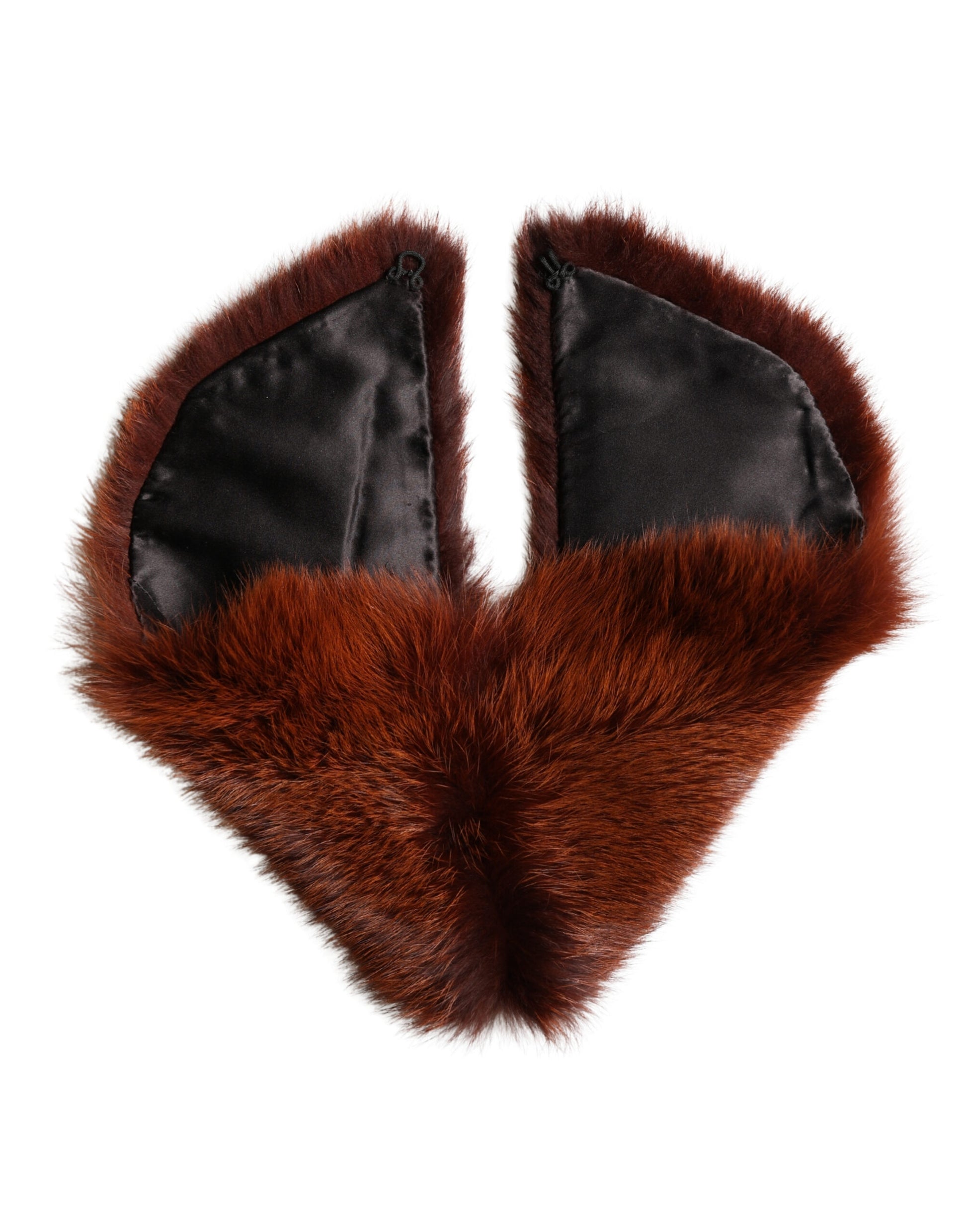 Dolce & Gabbana Brown Mink Fur Collar Women Neck Wrap 60cm x 14cm Scarf Curated Luxury Accessories by Orvyn
