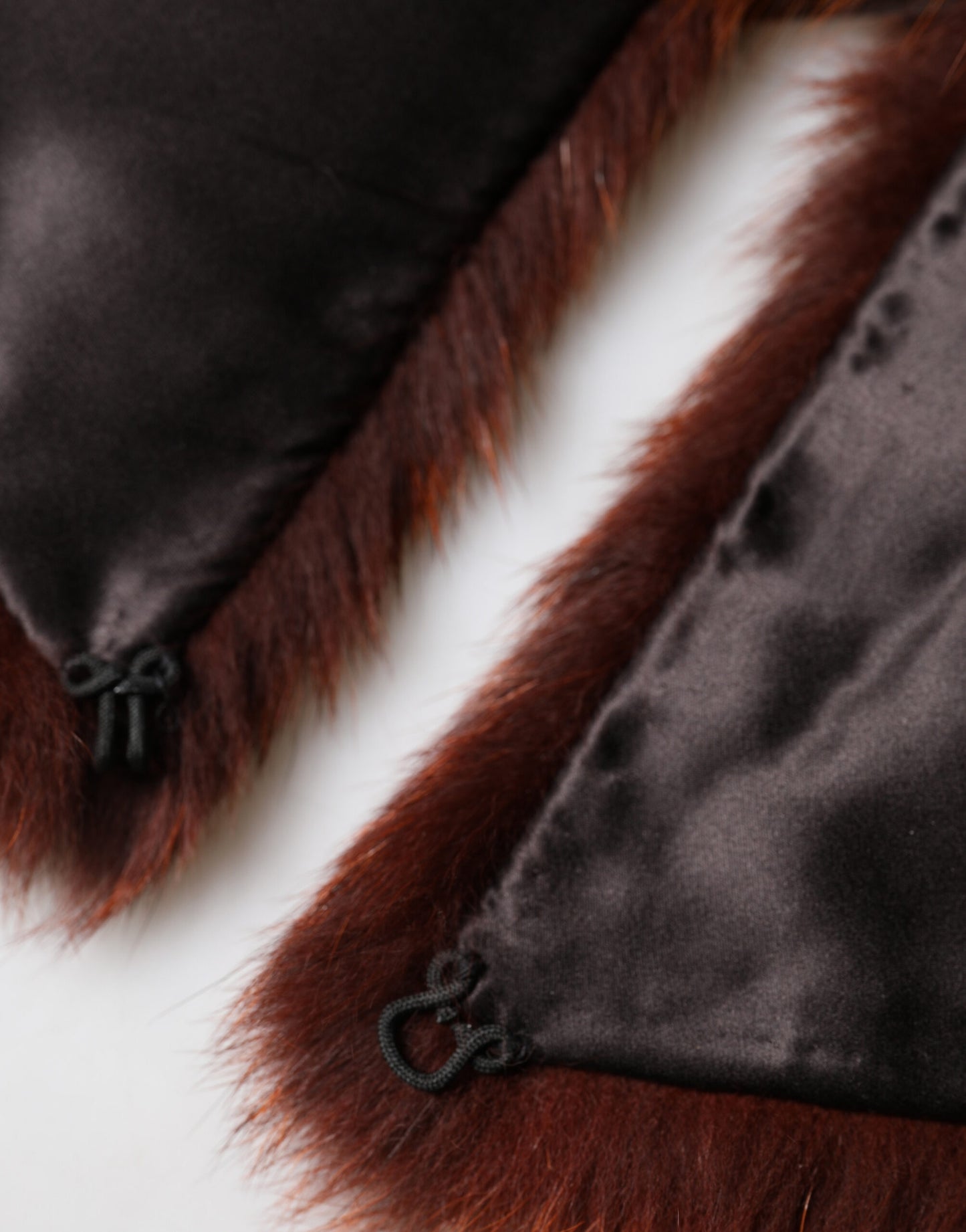 Dolce & Gabbana Brown Mink Fur Collar Women Neck Wrap 60cm x 14cm Scarf Curated Luxury Accessories by Orvyn