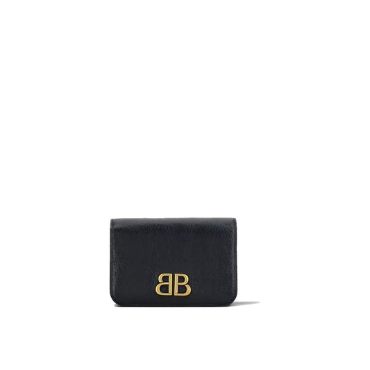 Balenciaga Black Lamb Leather Cardholder Curated Luxury Accessories by Orvyn