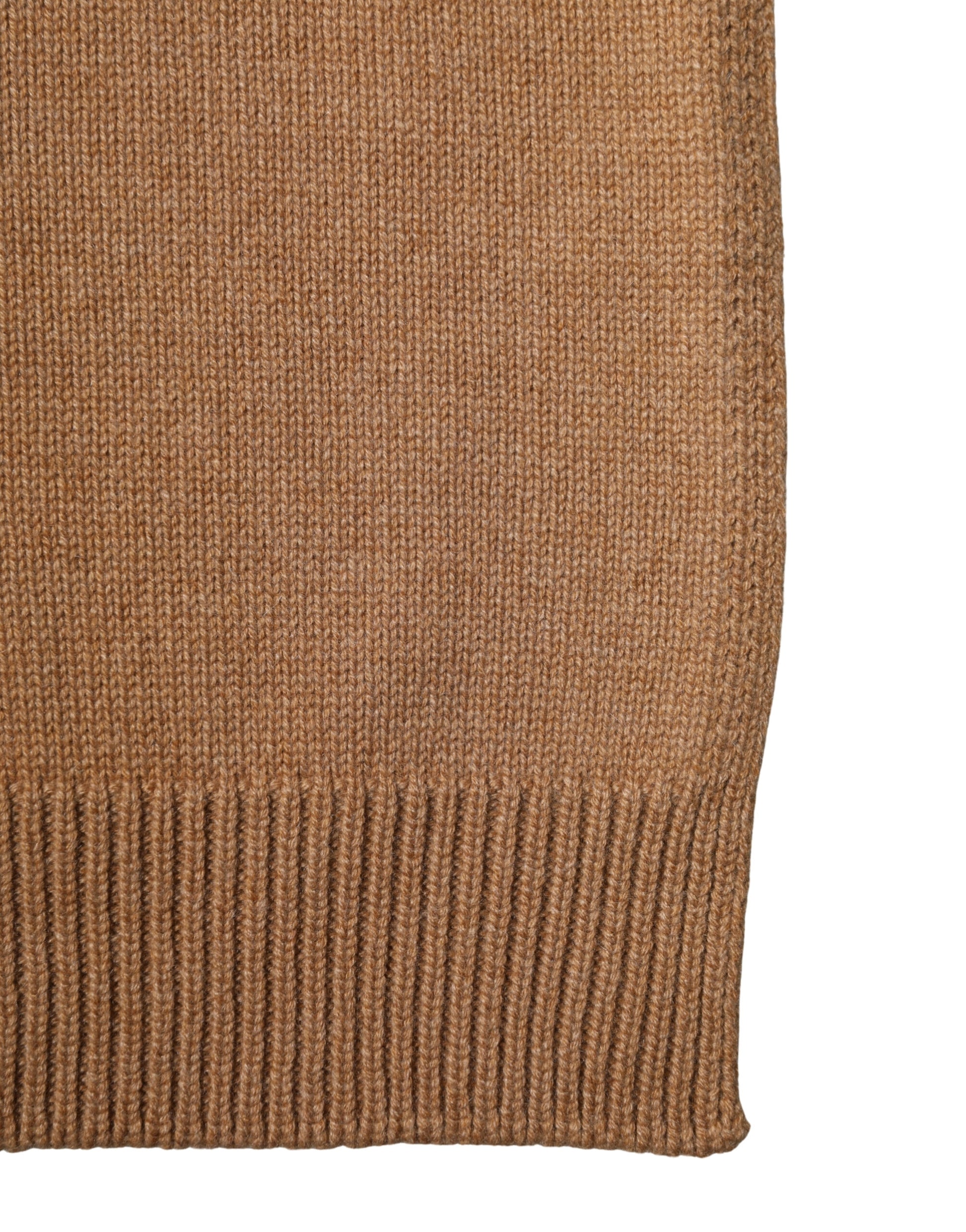 Dolce & Gabbana Brown Cashmere Knitted Foulard 207cm x 29cm Men Scarf Curated Luxury Accessories by Orvyn