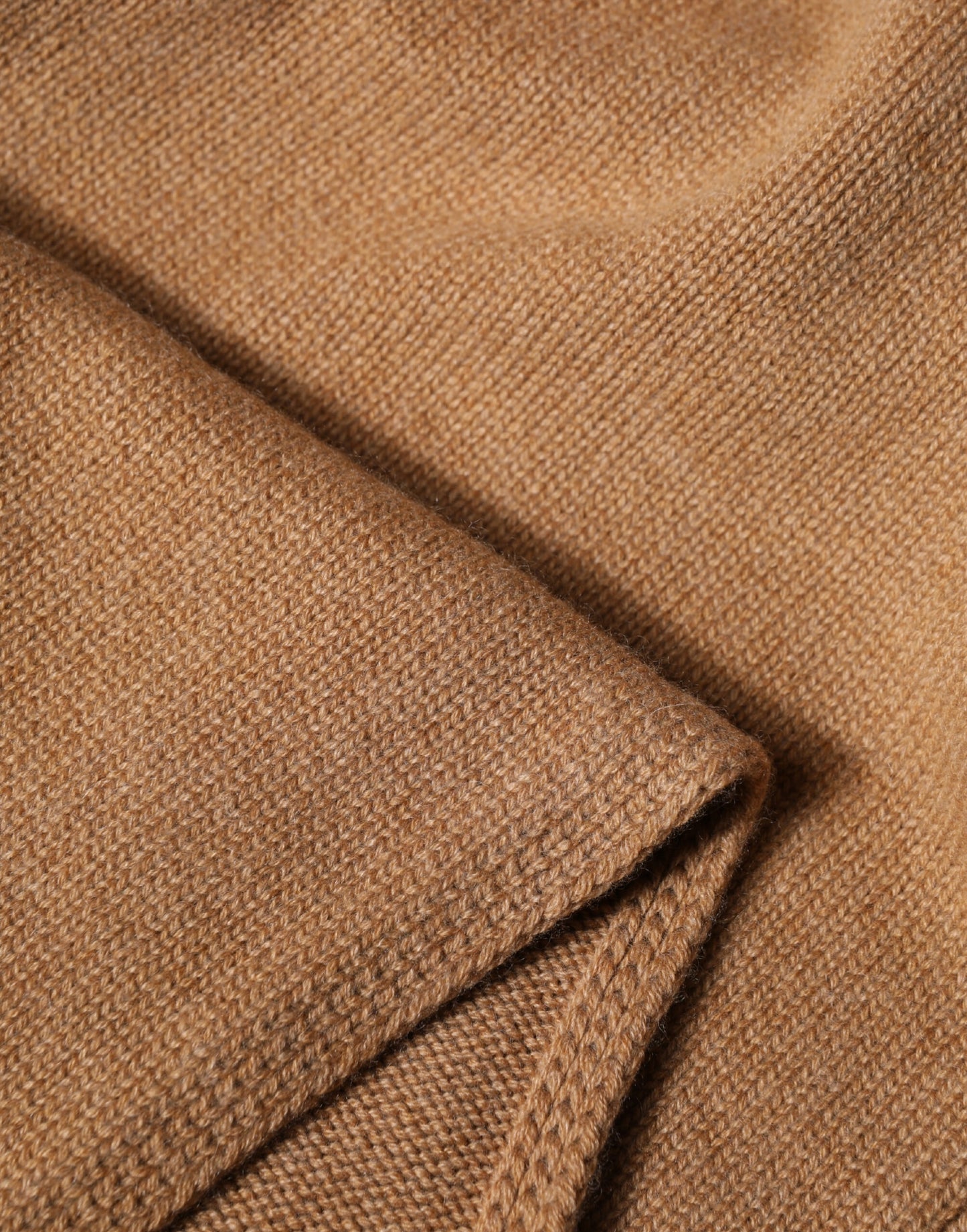 Dolce & Gabbana Brown Cashmere Knitted Foulard 207cm x 29cm Men Scarf Curated Luxury Accessories by Orvyn