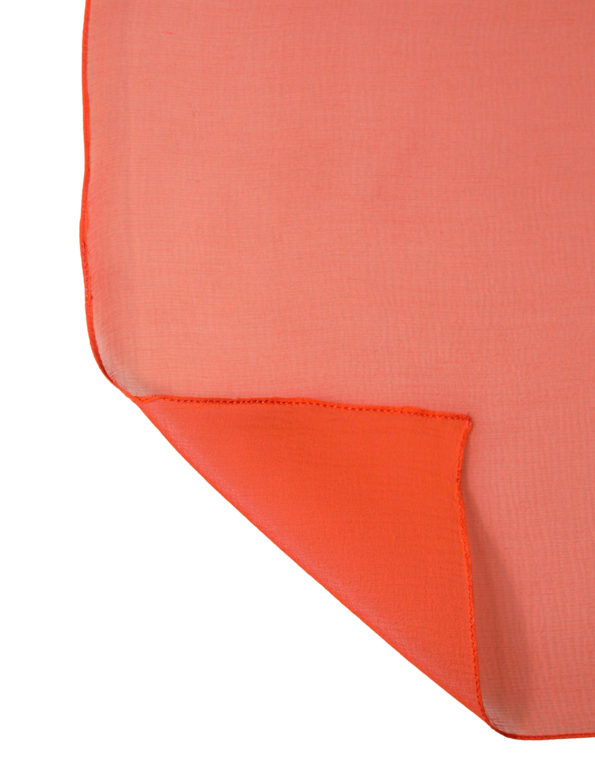 Dolce & Gabbana Bright Red Silk Wrap Shawl Foulard 132cm x 98cm Scarf Curated Luxury Accessories by Orvyn