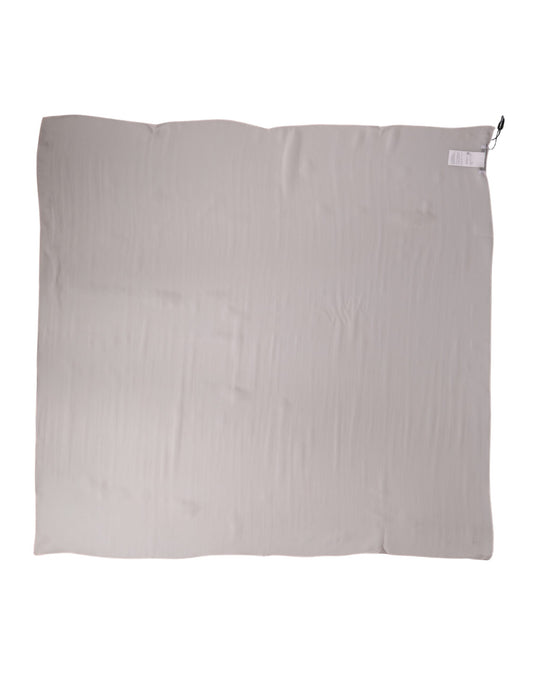 Dolce & Gabbana Light Pink Silk Neck Wrap Foulard 91.5cm x 88cm Scarf Curated Luxury Accessories by Orvyn