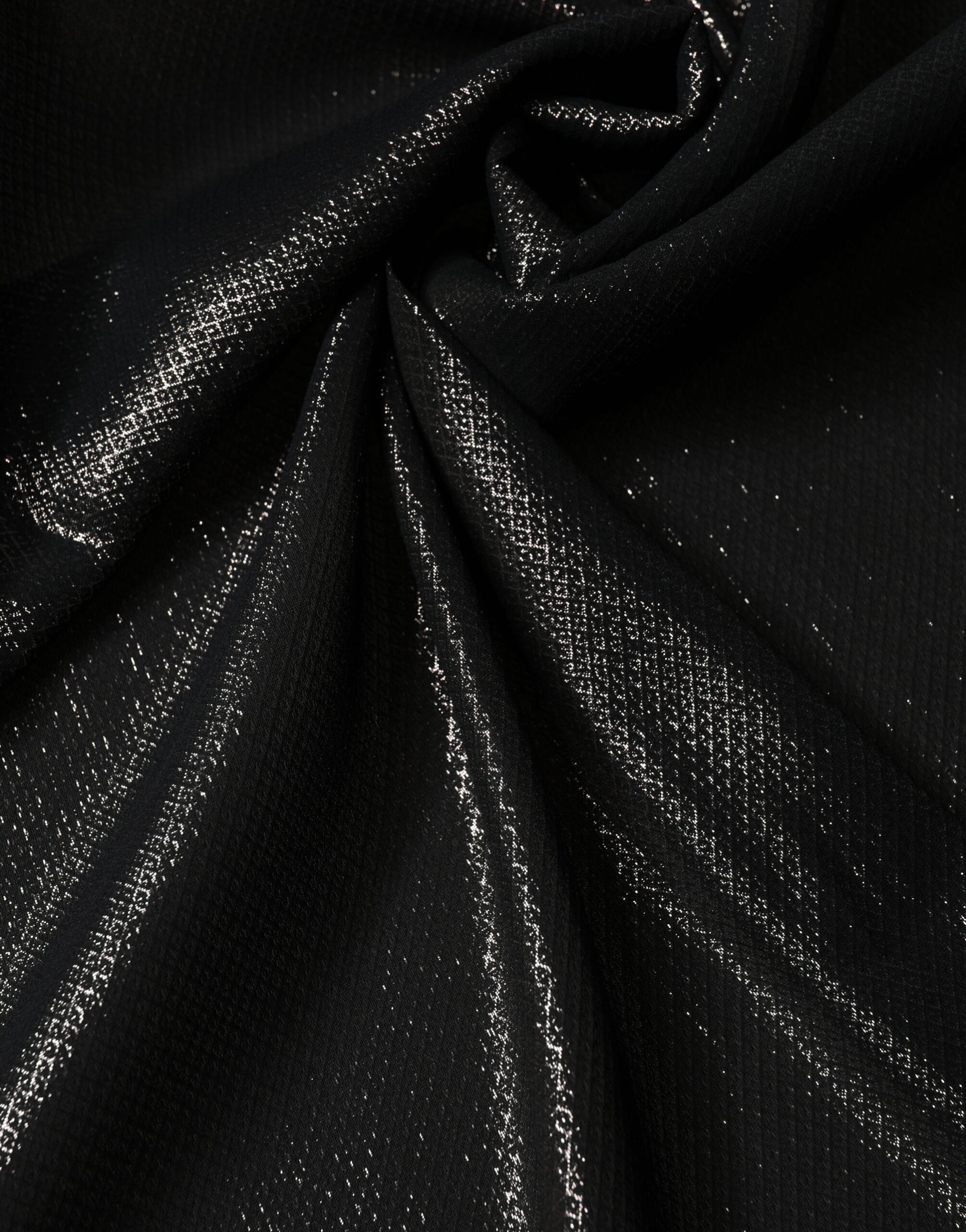 Dolce & Gabbana Black Silk Square Wrap Shawl Foulard 122cm x 120cm Scarf Curated Luxury Accessories by Orvyn