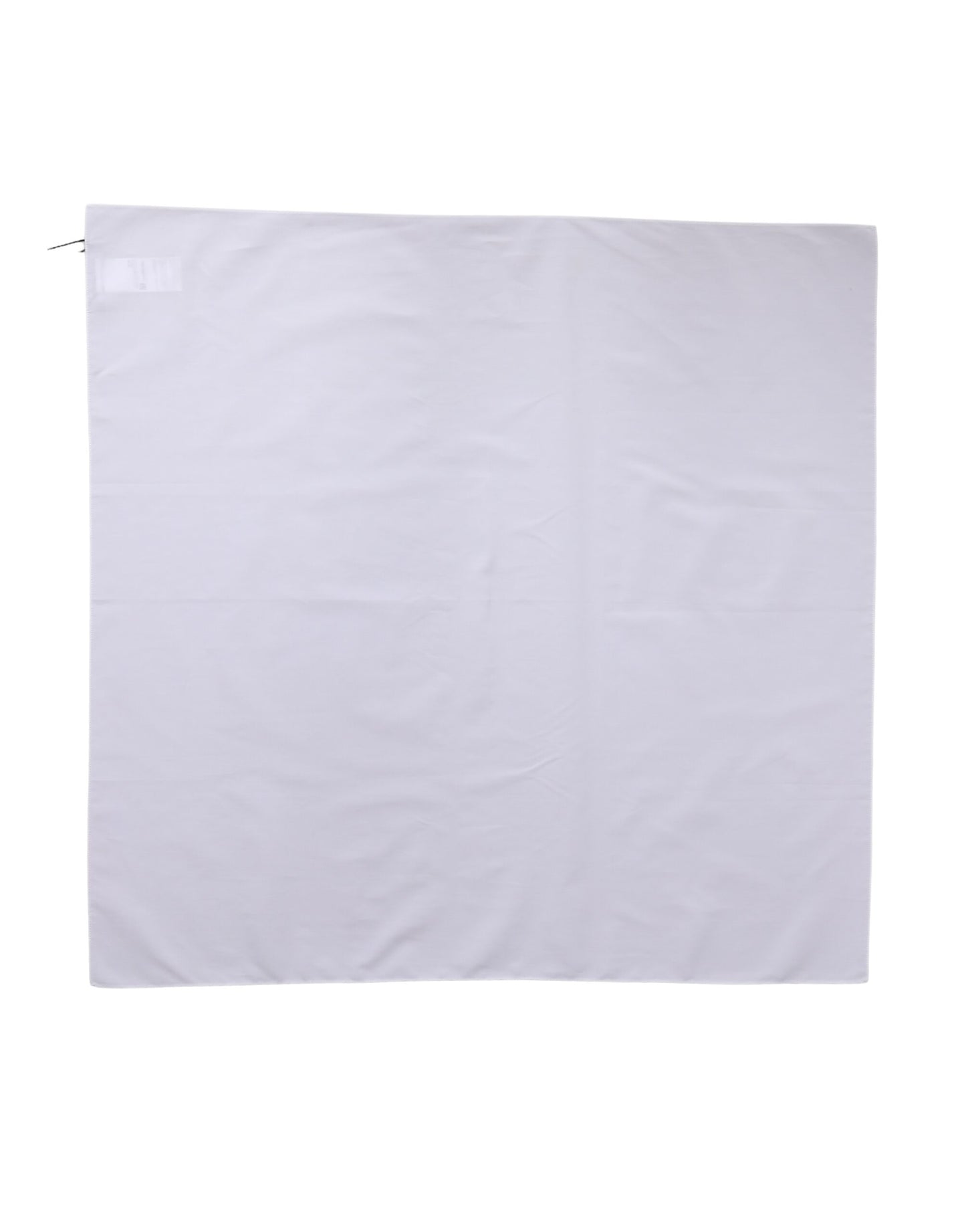 Dolce & Gabbana White Cotton Wrap Square Shawl Stole 71cm x 70cm Scarf Curated Luxury Accessories by Orvyn