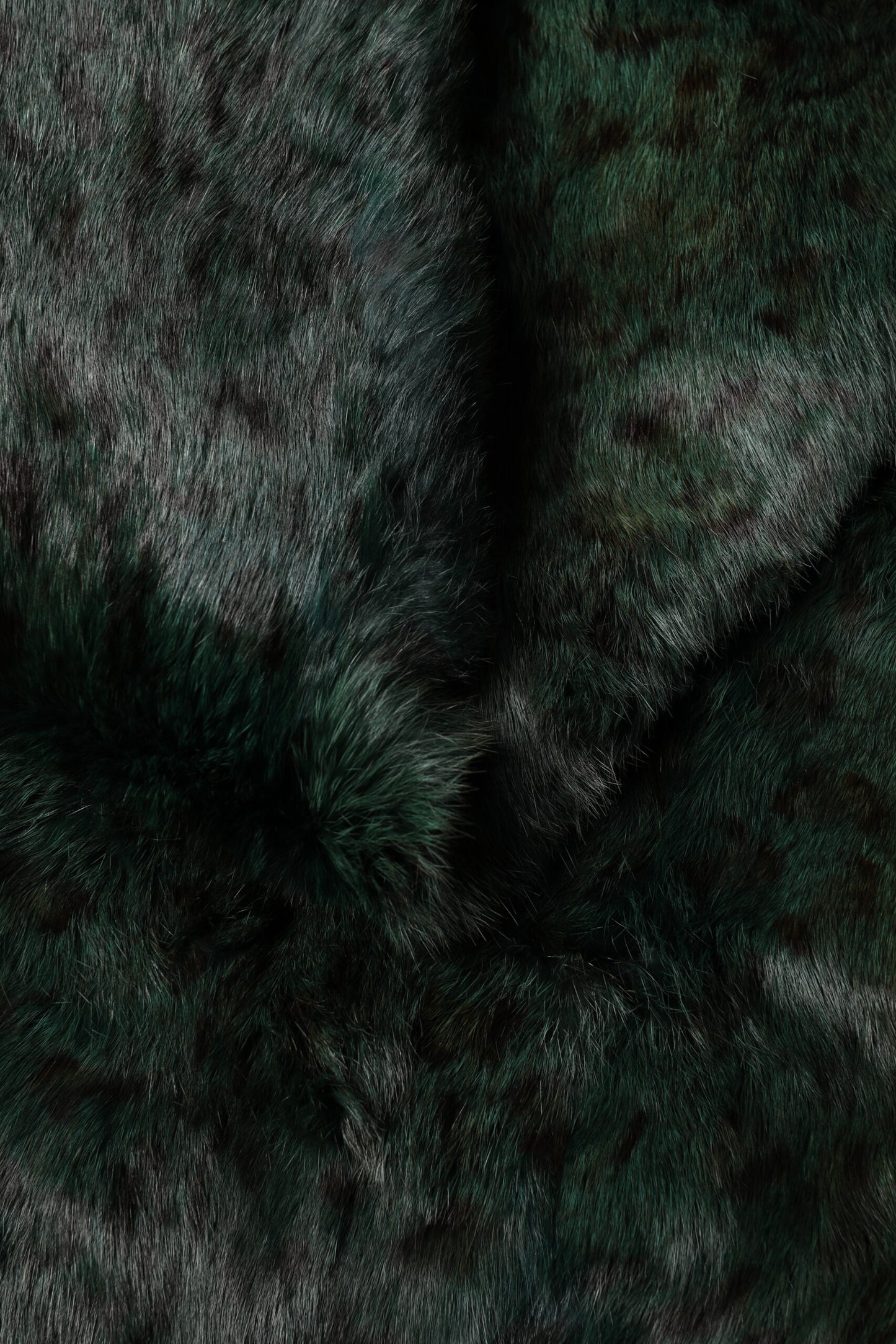 Dolce & Gabbana Black Green Stripe Fur Shawl Neck Wrap 180cm x49cm Scarf Curated Luxury Accessories by Orvyn