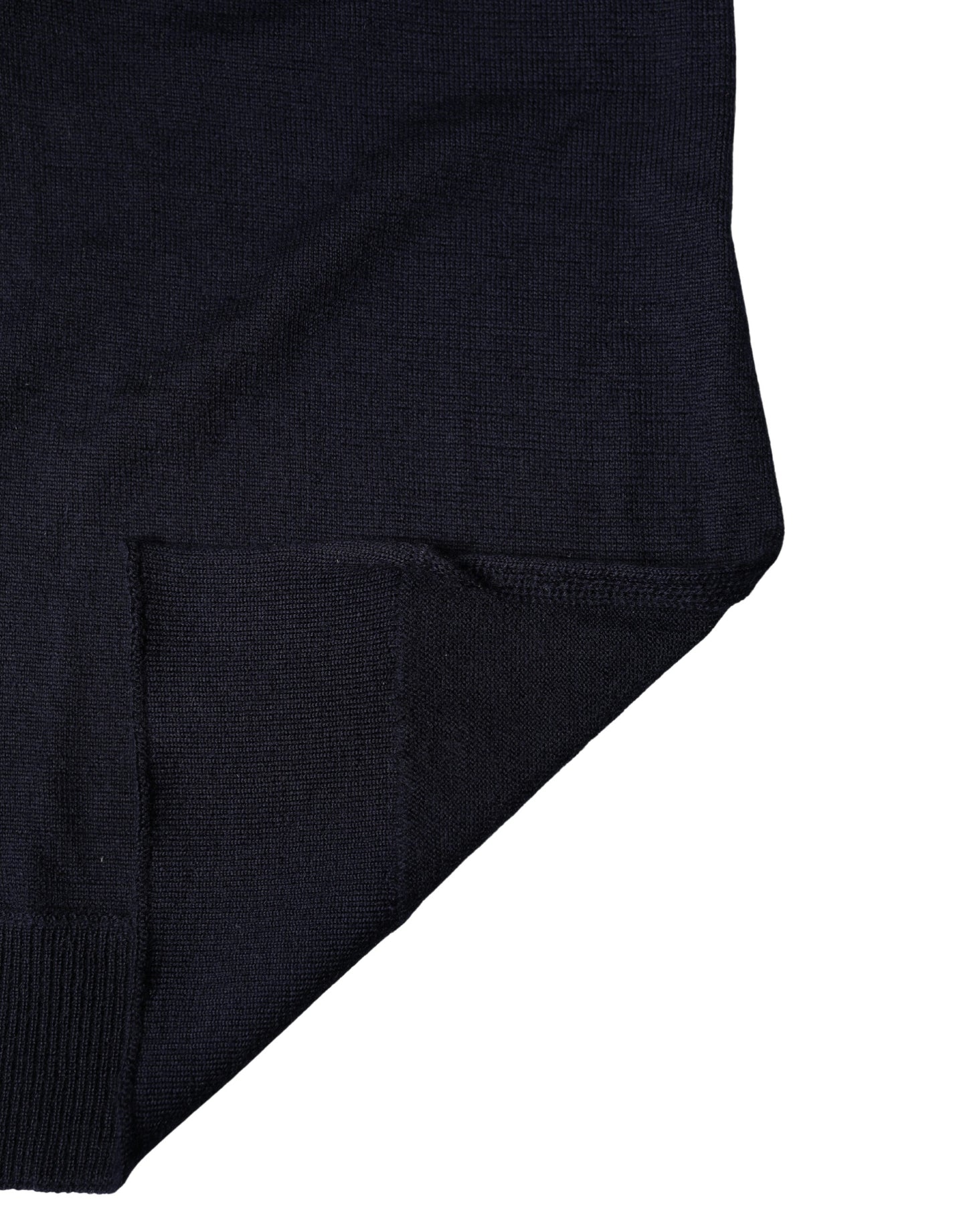 Dolce & Gabbana Black Wool Knitted Shawl Neck Wrap 200cm x 25cm Scarf Curated Luxury Accessories by Orvyn