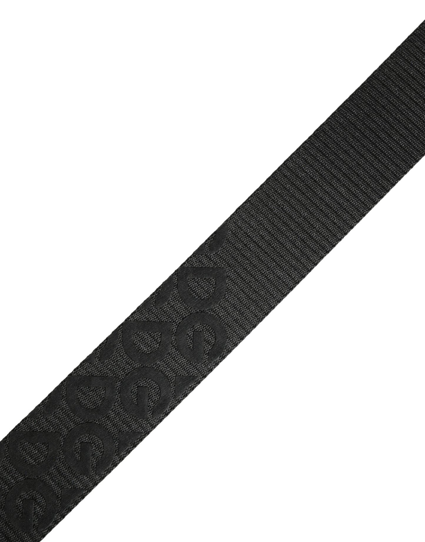 Dolce & Gabbana Black Logo Monogram Silver Metal Buckle Belt Curated Luxury Accessories by Orvyn