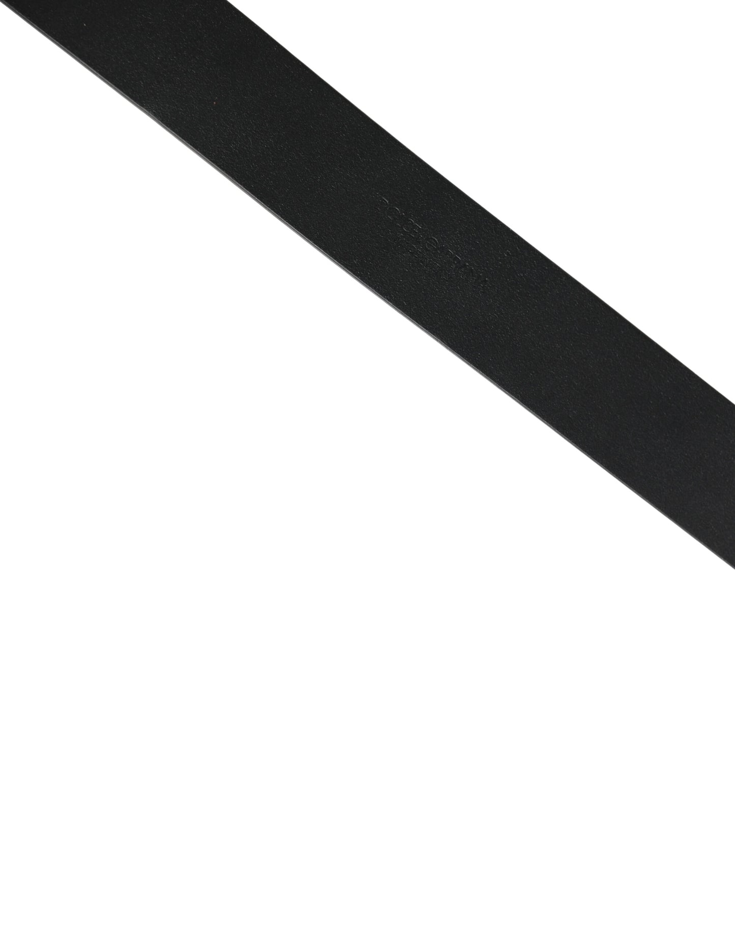 Dolce & Gabbana Black Calf Leather Gold Metal Buckle Belt Curated Luxury Accessories by Orvyn