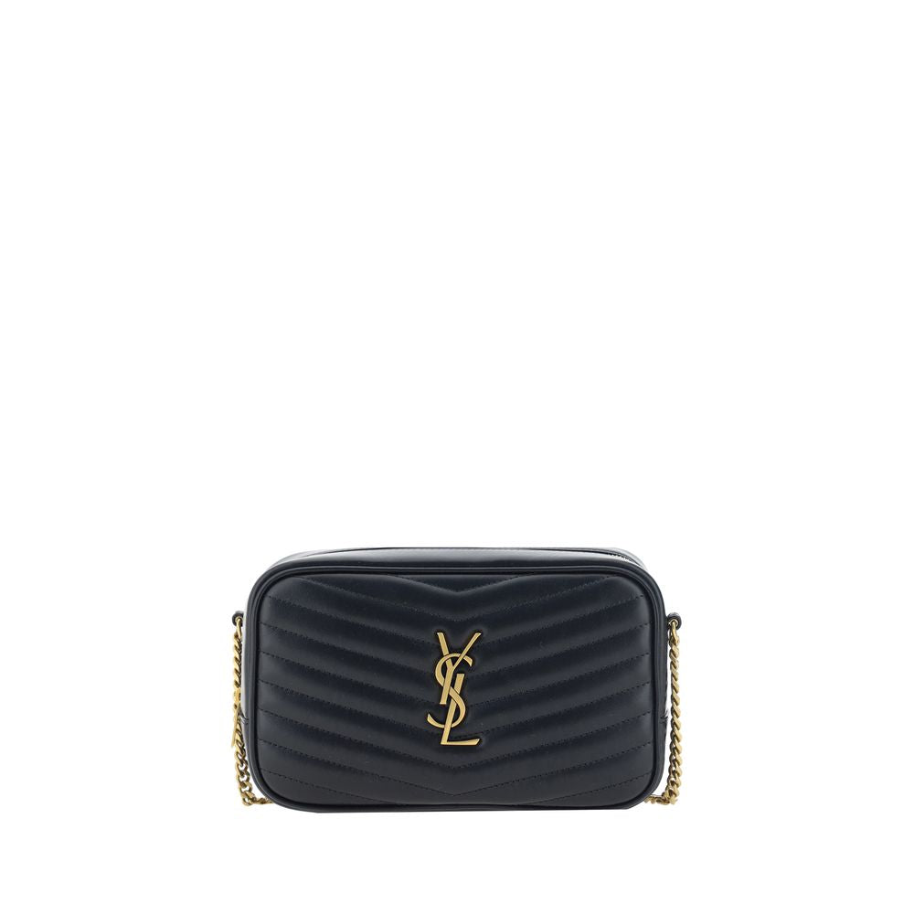 Saint Laurent Black Calf Leather Bos Taurus Shoulder Bag Curated Luxury Accessories by Orvyn
