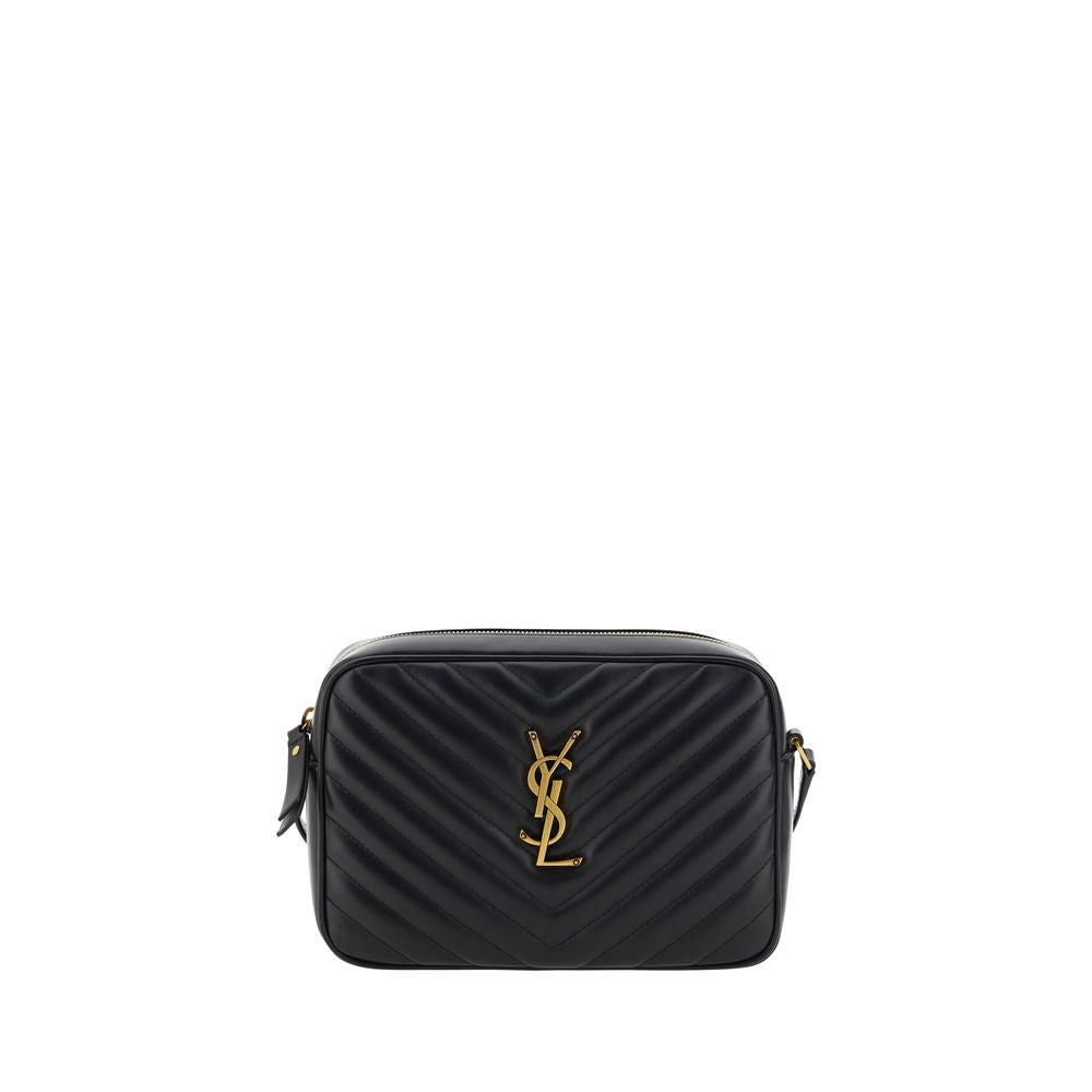 Saint Laurent Black Calf Leather Bos Taurus Shoulder Bag Curated Luxury Accessories by Orvyn