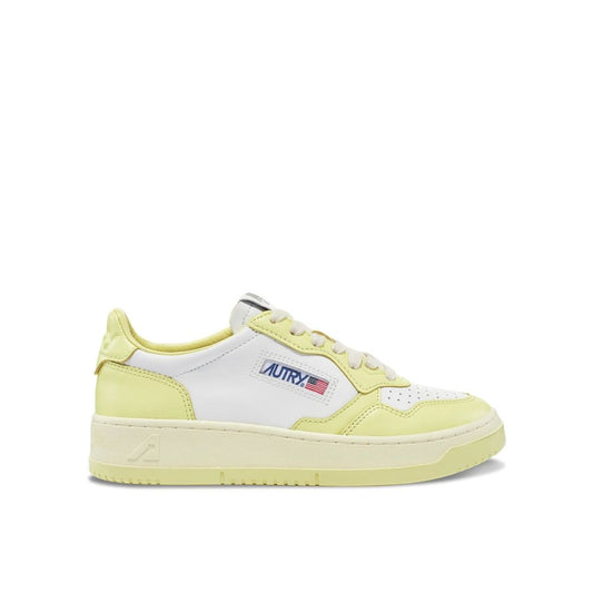 Autry White Leather Low Top Sneakers Curated Luxury Accessories by Orvyn