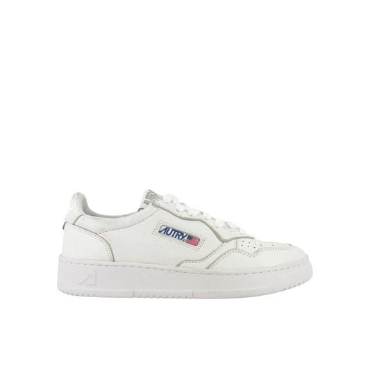 Autry White Leather Low Top Sneakers Curated Luxury Accessories by Orvyn