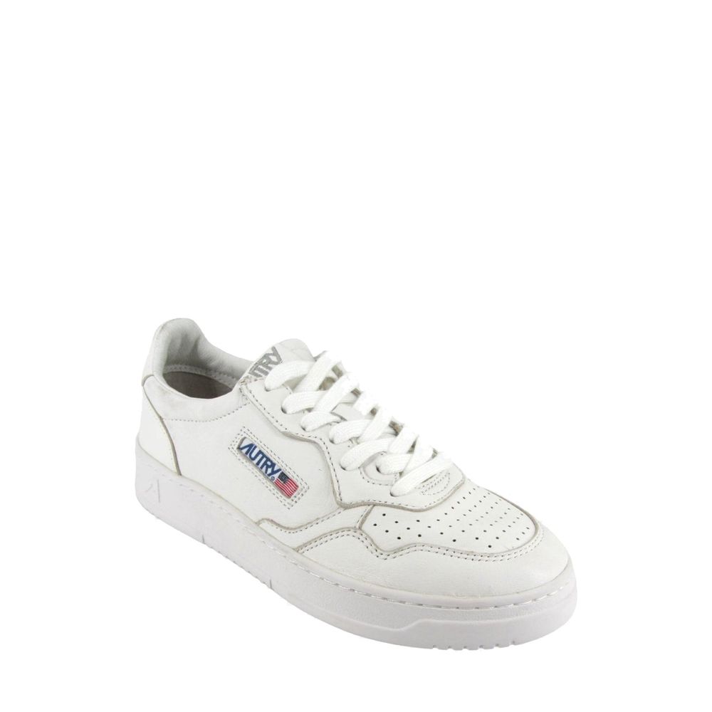 Autry White Leather Low Top Sneakers Curated Luxury Accessories by Orvyn