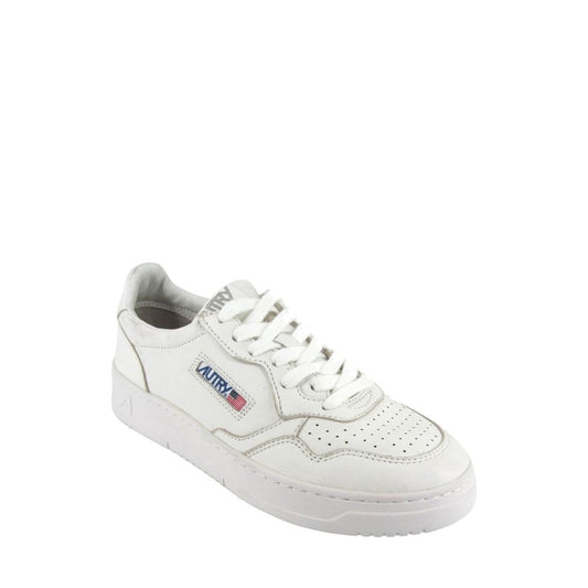 Autry White Leather Low Top Sneakers Curated Luxury Accessories by Orvyn