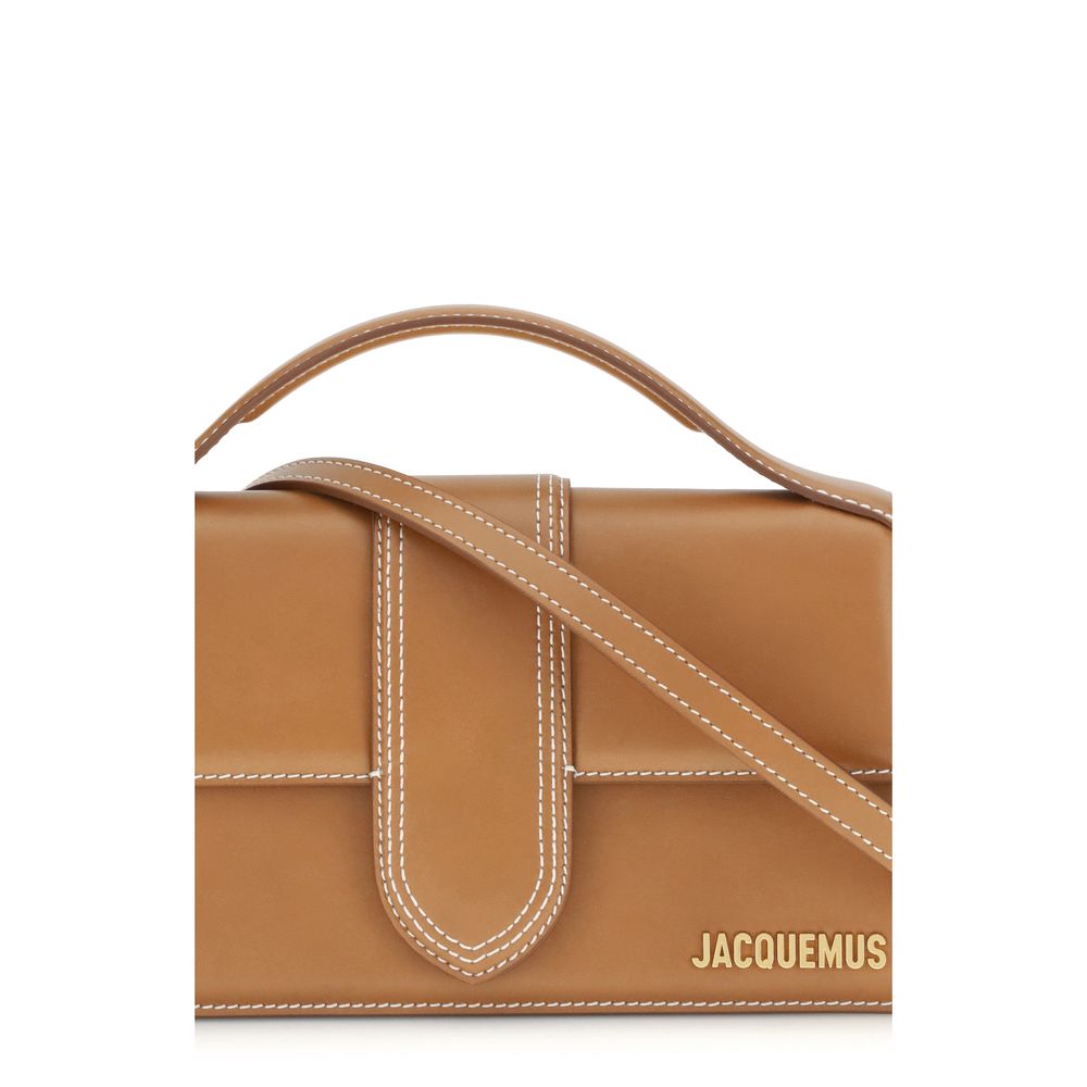 Jacquemus Brown Calf Leather Bos Taurus Handbag Curated Luxury Accessories by Orvyn