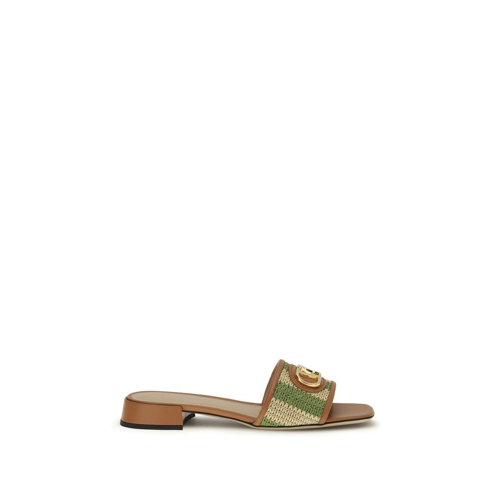 Valentino Garavani Multicolor Viscose Sandals Curated Luxury Accessories by Orvyn